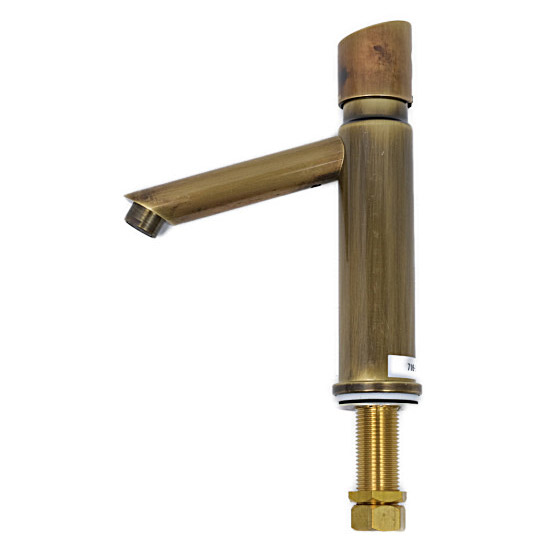 【新品】カクダイ　自閉立水栓　716-312-AB　オールドブラス