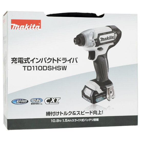 【新品】マキタ　充電式インパクトドライバー TD110DSHSW
