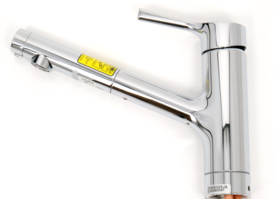 【新品】【新品訳あり(箱きず・やぶれ)】 TOTO　キッチン用 台付シングル混合水栓　TKS05305JA