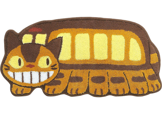 【新品】【新品(開封のみ)】 センコー　インテリアマット となりのトトロ ていしゃ 停車 約47×100cm　78756　イエロー