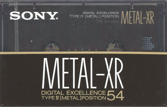【新品】SONY　カセットテープ メタルポジション METAL-XR 54　54分