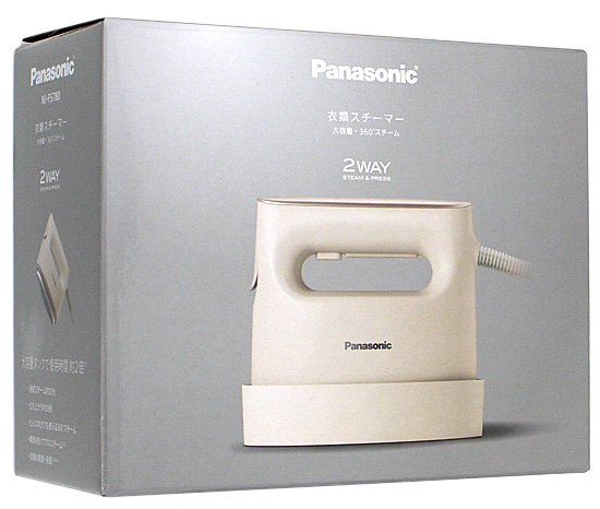 【新品】【新品訳あり(箱きず・やぶれ)】 Panasonic　衣類スチーマー 大容量360度パワフルスチームタイプ　NI-FS780-C　アイボリー