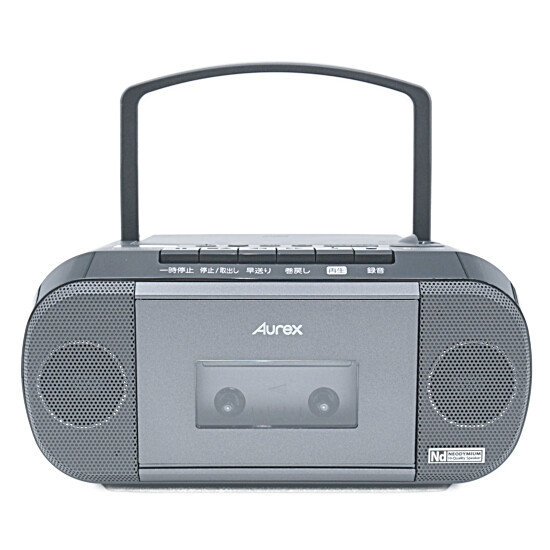 【新品】TOSHIBA　CDラジオカセットレコーダー Aurex　TY-ANK1(K)　ブラック