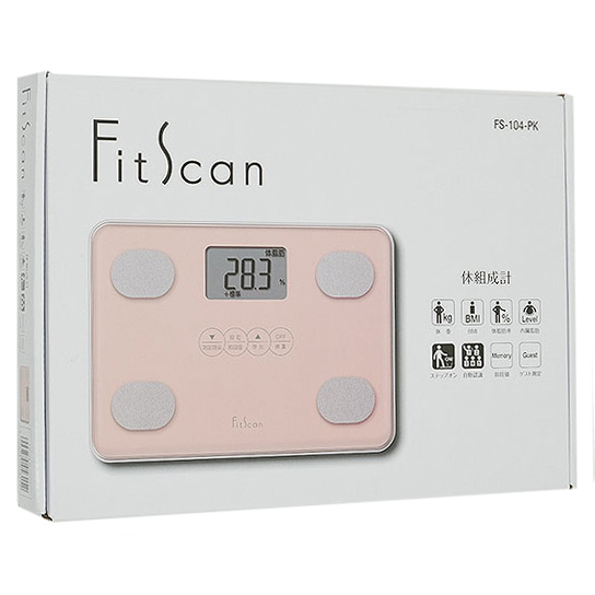【新品】TANITA　体組成計 フィットスキャン　FS-104-PK　ピンク