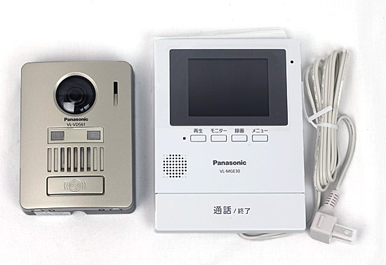 【新品】Panasonic　ワイヤレステレビドアホン　VL-SGE30KLA