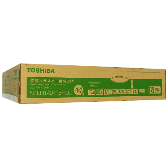 【新品】TOSHIBA　LEDシーリングライト 〜14畳　NLEH14011B-LC