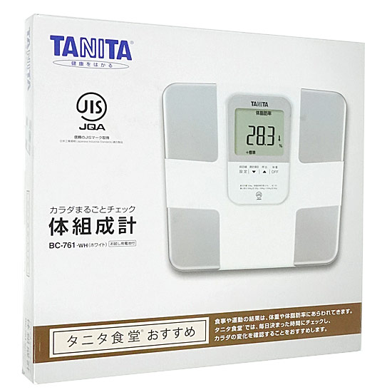 【新品】タニタ製　体組成計　BC-761-WH　ホワイト
