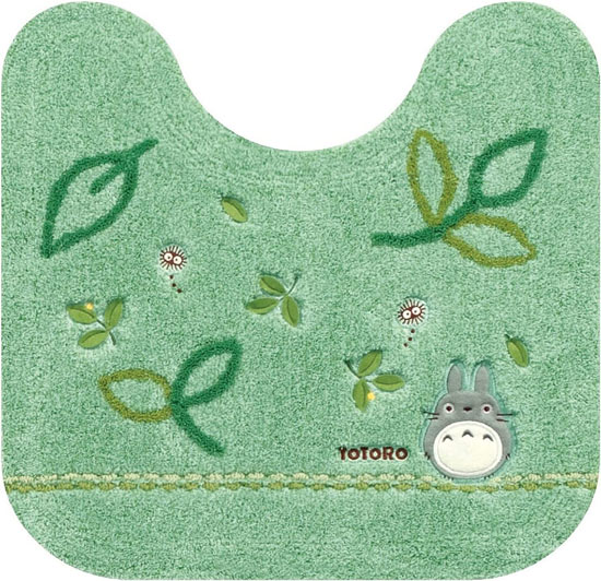 【新品】センコー　トイレマット となりのトトロ もりのかぜ 約58×60cm　11832　グリーン