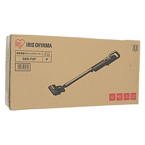 【新品】IRIS OHYAMA　極細スティッククリーナー モップ・マルチツール付　SBD-F2P