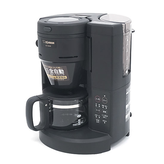 【新品】【新品(開封のみ・箱きず・やぶれ)】 ZOJIRUSHI　全自動コーヒーメーカー 珈琲通　EC-SA40-BA