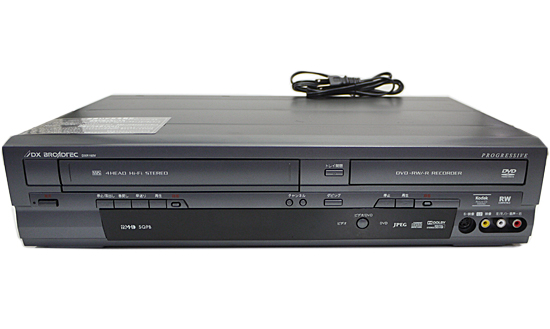 【新品】【新品訳あり(開封のみ・箱きず・やぶれ)】 地デジチューナー内蔵ビデオ一体型DVDレコーダ　DXR160V