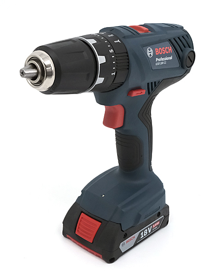 【新品】【新品(開封のみ)】 BOSCH　18V コードレス振動ドライバードリル GSB18V-21