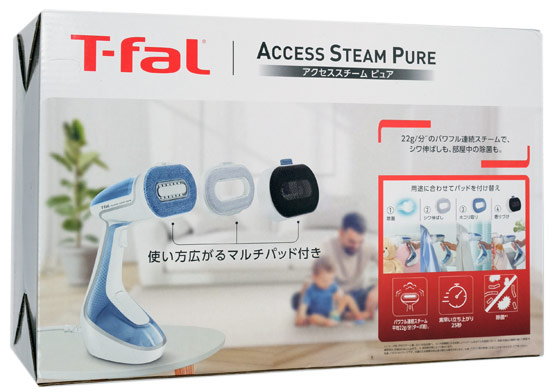 【新品】【新品(開封のみ・箱きず・やぶれ)】 ティファール　コードつき衣類スチーマー アクセススチーム ピュア　DT9531J0