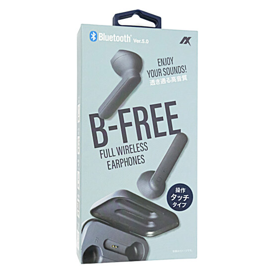 【新品】AXES　完全ワイヤレスイヤホン B-FREE　TWS-1226(MNV)　マットネイビー