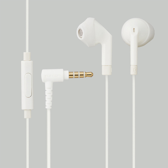 【新品】ELECOM　ステレオヘッドホンマイク FAST MUSIC　EHP-F10IMAWH　ホワイト