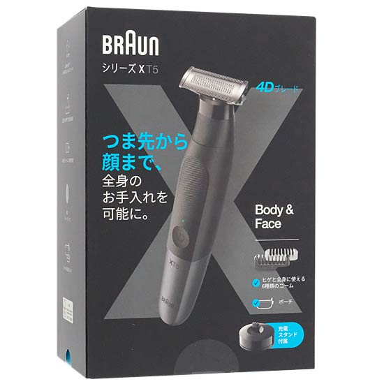 【新品】Braun　ボディ&フェイスグルーマー PRO X XT5300