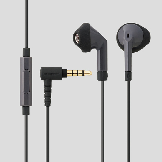 【新品】ELECOM　ステレオヘッドホンマイク FAST MUSIC　EHP-F10IMABK　ブラック