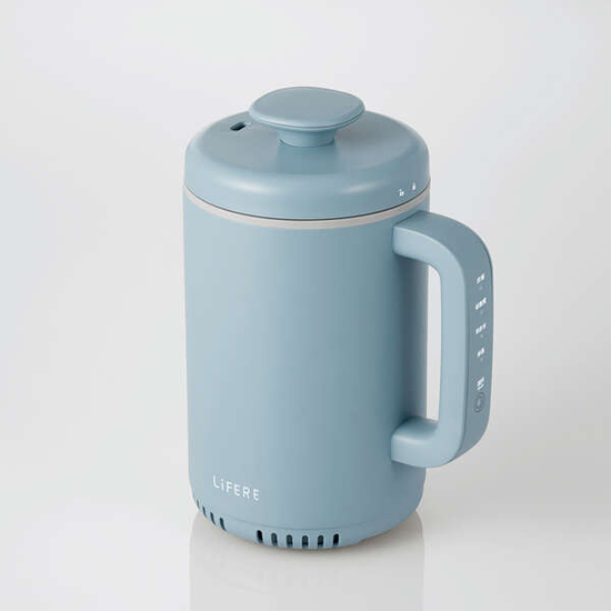 【新品】ELECOM　小型IH炊飯器 1合炊き LiFERE HAC-RCIH01BU　ブルー