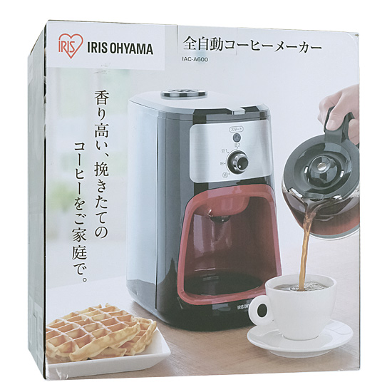 【新品】【新品訳あり(箱きず・やぶれ)】 アイリスオーヤマ　コーヒーメーカー IAC-A600