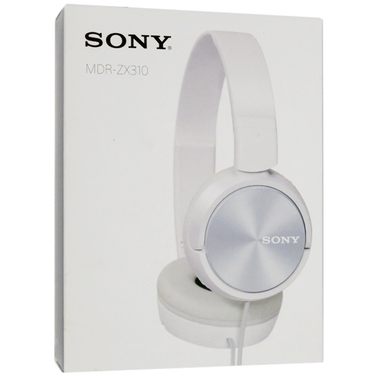 【新品】SONY製　ステレオヘッドホン　MDR-ZX310 (W)　ホワイト