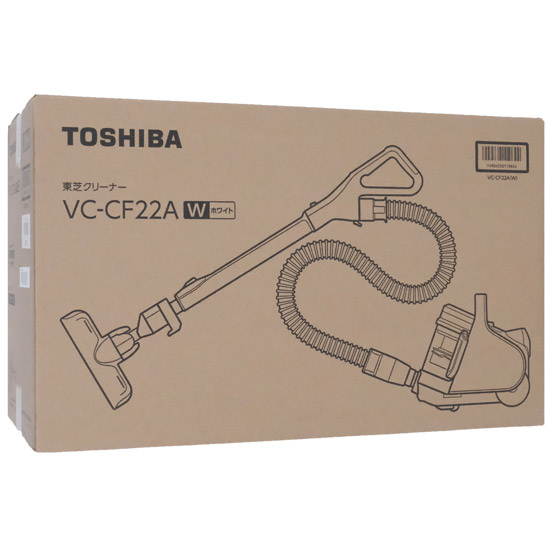 【新品】TOSHIBA　サイクロン式クリーナー トルネオ ミニ　VC-CF22A(W)　ホワイト
