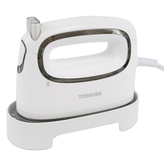 【新品】TOSHIBA　コード付き衣類スチーマー La・Coo S　TAS-MV7(W)　ホワイト