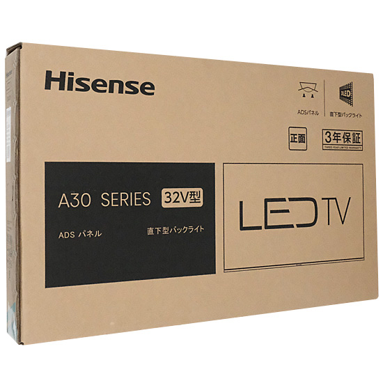 【新品】ハイセンス　32V型 ハイビジョン液晶テレビ　32A30H
