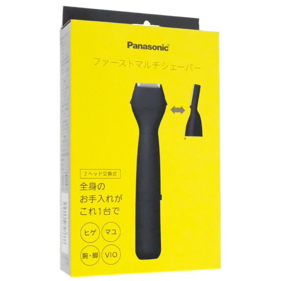 【新品】【新品訳あり(箱きず・やぶれ)】 Panasonic　ファーストマルチシェーバー　ER-GZ50-K　黒