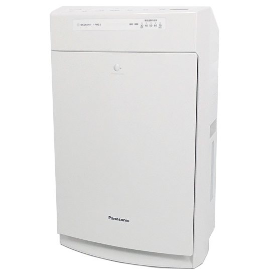 【新品】【新品訳あり(箱きず・やぶれ)】 Panasonic　加湿空気清浄機 ナノイー・ECONAVI搭載 〜25畳　F-VC55XU-W　ホワイト