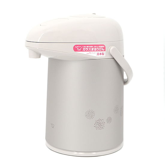 【新品】ZOJIRUSHI　ガラスエアーポット 押すだけポット 2.2L　AB-RC22(CM)　マットベージュ