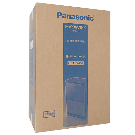 【新品】Panasonic　加湿空気清浄機 ナノイーX搭載　F-VXW70-K　ブラック