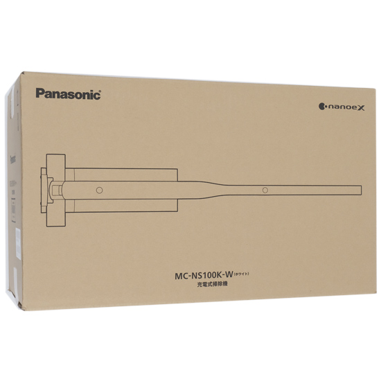 【新品】Panasonic　セパレート型コードレススティック掃除機　MC-NS100K-W　ホワイト