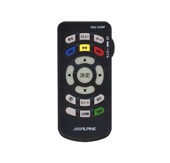 【新品】【新品(開封のみ)】 ALPINE　カーオーディオ用リモコン　RUE-3100P