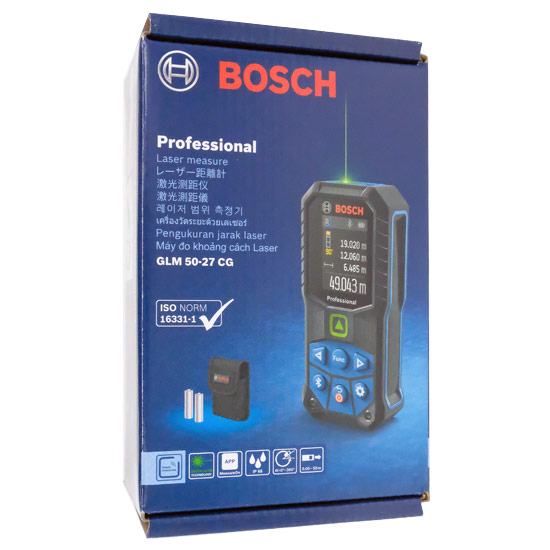 【新品】【新品(開封のみ)】 BOSCH　レーザー距離計　GLM50-27CG