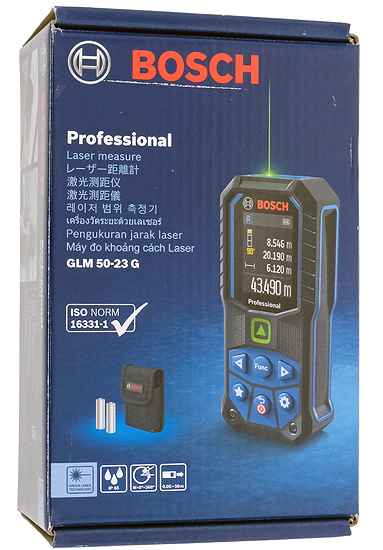 【新品】BOSCH　グリーンレーザー距離計　GLM50-23G