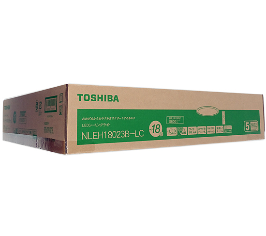 【新品】TOSHIBA　LEDシーリングライト　NLEH18023B-LC
