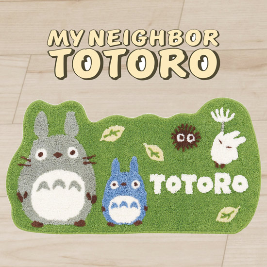 【新品】【新品(開封のみ)】 センコー　アクセントマット となりのトトロ トトロとかぜあそび 約47×90cm　78763　グリーン