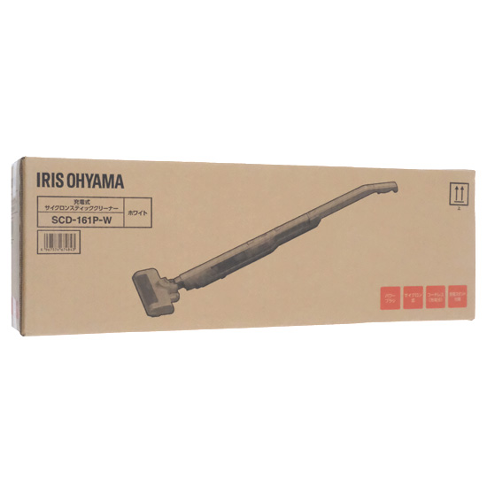 【新品】IRIS OHYAMA　充電式サイクロンスティッククリーナー　SCD-161P-W　ホワイト