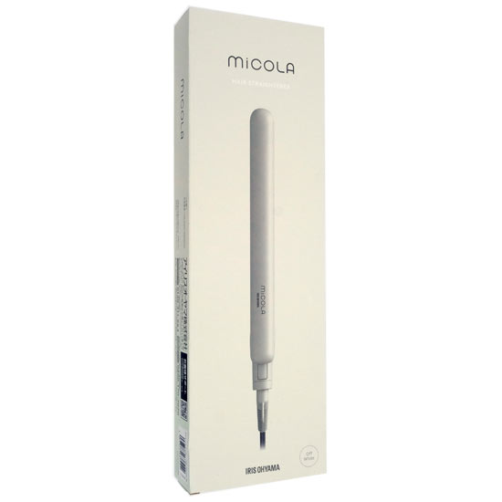 【新品】アイリスオーヤマ　ストレートアイロン MiCOLA HIR-MS101-W　オフホワイト