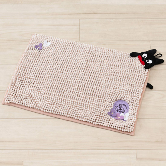 【新品】【新品(開封のみ)】 センコー　フリーマット 吸水・速乾 魔女の宅急便 もこもこジジ　65721　ピンク