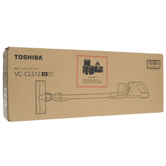 【新品】TOSHIBA　コードレスクリーナー トルネオ コードレス　VC-CLS12(H)　ストームグレー