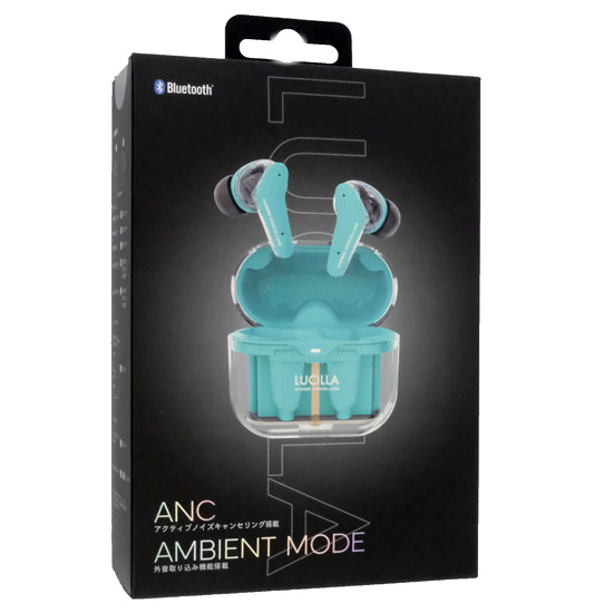【新品】LUCILLA　Bluetoothイヤホン　TWS010BL　ブルー