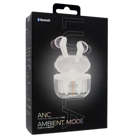 【新品】LUCILLA　Bluetoothイヤホン　TWS010WH　ホワイト