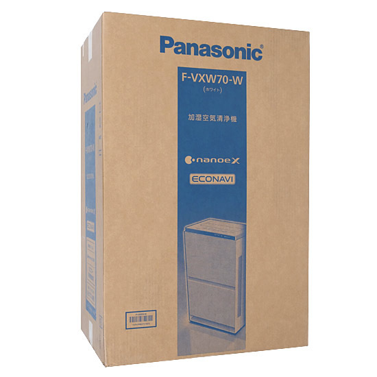 【新品】【新品訳あり(箱きず・やぶれ)】 Panasonic　加湿空気清浄機 ナノイーX搭載　F-VXW70-W　ホワイト