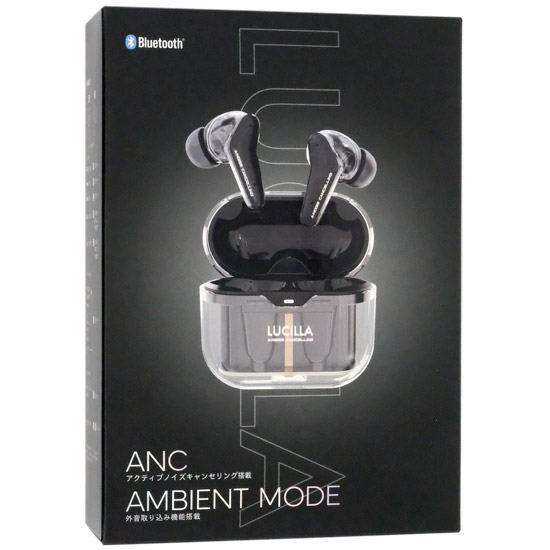 【新品】LUCILLA　Bluetoothイヤホン　TWS010BK　ブラック