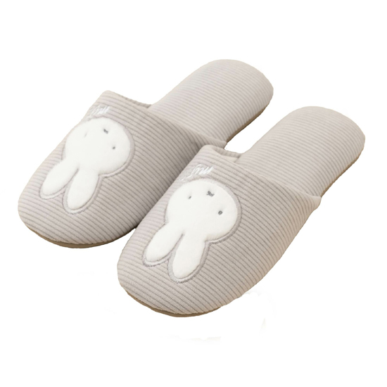 【新品】センコー　スリッパ ミッフィー プリーマミッフィー フリーサイズ　72661　グレー