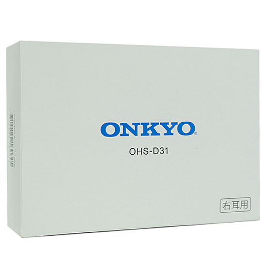 【新品】ONKYO　耳あな型補聴器 電池パック付き　OHS-D31R　右耳用