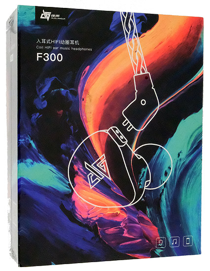 【新品】AUGLAMOUR　カナル型イヤホン　F300 PI　ピンク　中国版　並行輸入品