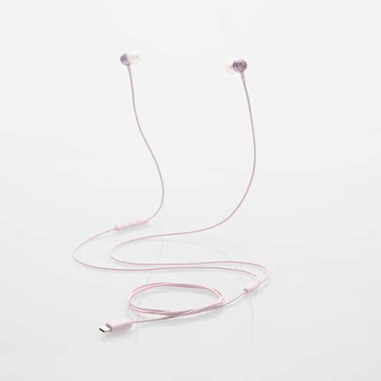 【新品】ELECOM　デジタル式USB Type-C ヘッドホン カナル型　EHP-DF14CMPN　ピンク