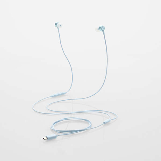 【新品】ELECOM　デジタル式USB Type-C ヘッドホン カナル型　EHP-DF14CMBU　ブルー